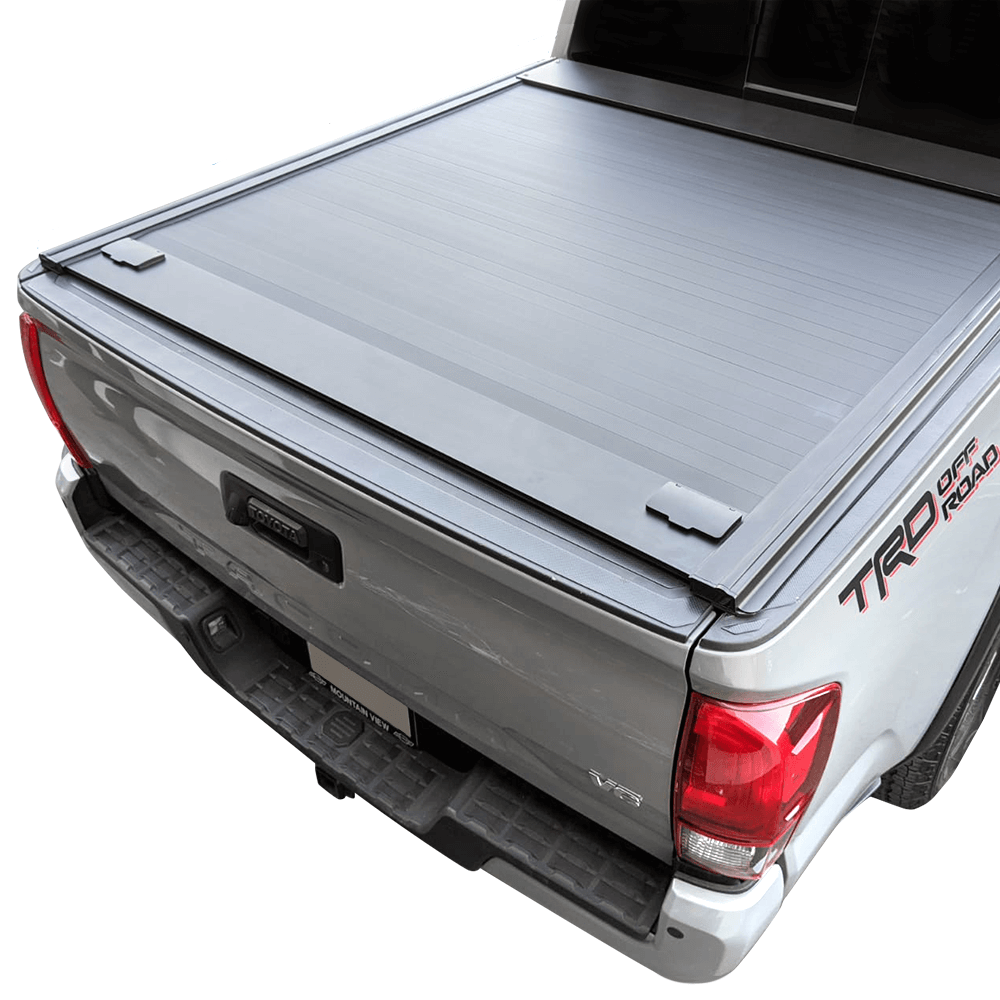 For Toyota Tacoma 5ft 6ft Truck Bed Hard Retractable Tonneau cover