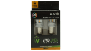 1157 Amber LED High Output LED Light Bulbs (Pair)