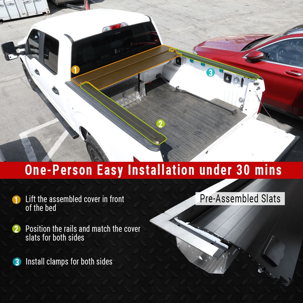Chevrolet Colorado / GMC Canyon Recoil Retractable Tonneau Cover 2014-2022 Tonneau Covers Truck2go 